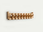 Piano key wooden coat rack – Decorative wall hook for any entryway