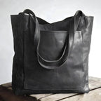 Lederhandtasche Damen mit Doppelriemen