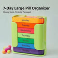 7-Day Pill Organizer with Weekday Labels
