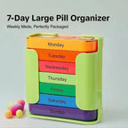7-Day Pill Organizer with Weekday Labels