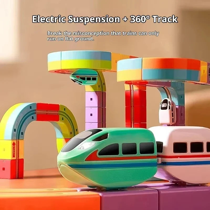 Magnetische Kugelbahn zum Bauen mit Schwerkraft-Effekt