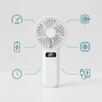 Handventilator mit 100 Windgeschwindigkeiten – USB wiederaufladbar
