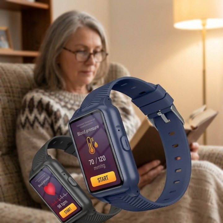 Senioren-Smartwatch mit Sturzerkennung & SOS-Anruf – 4G, GPS & IP67