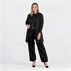 3-piece lounge set for women with cardigan, top, and pants