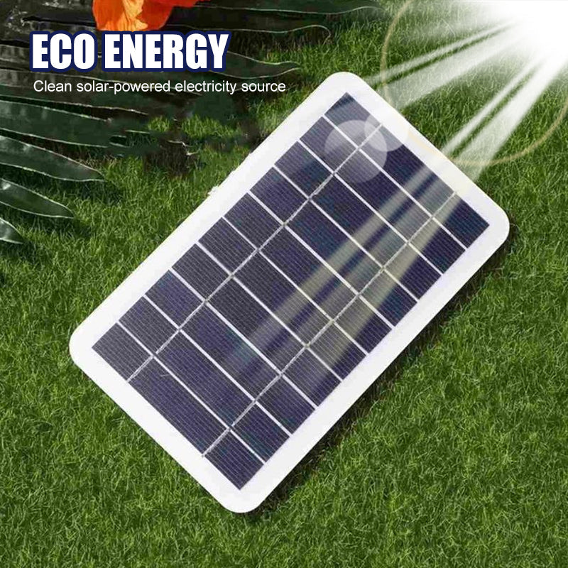 Solar-Panel 2W 5V flexibel für Camping und Notfall-Ladung