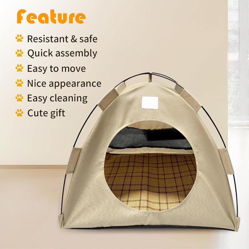 Foldable Pet Tent – Quiet Retreat for Cats & Small Dogs