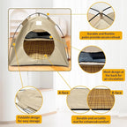 Foldable Pet Tent – Quiet Retreat for Cats & Small Dogs