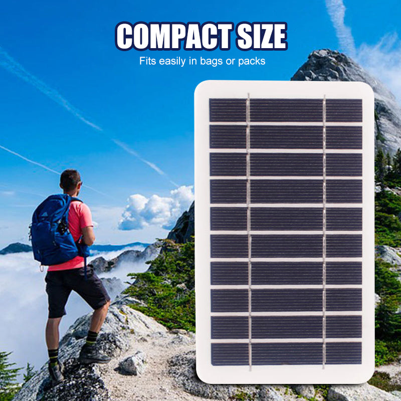 Solar-Panel 2W 5V flexibel für Camping und Notfall-Ladung