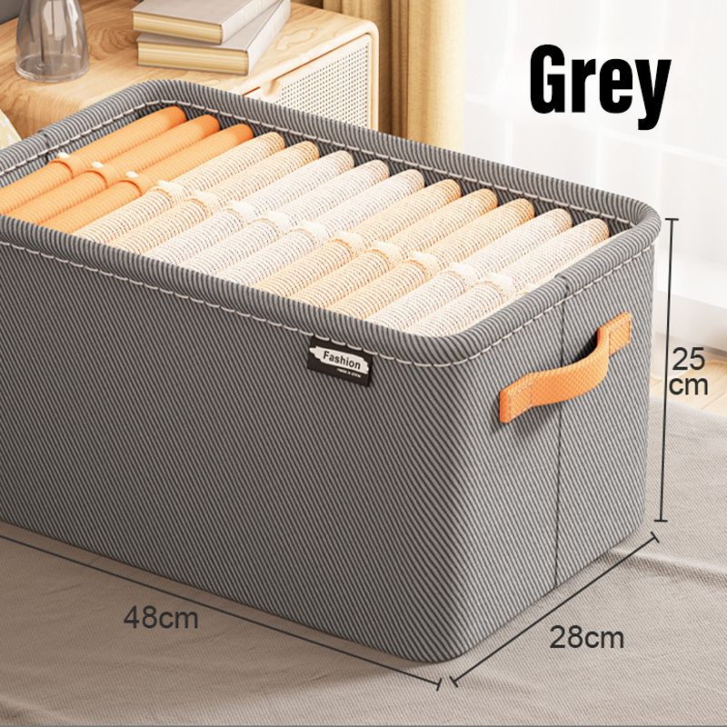 Foldable Fabric Storage Box with Handles