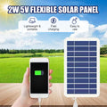 Solar-Panel 2W 5V flexibel für Camping und Notfall-Ladung