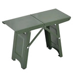 Folding metal stool for camping and outdoor use