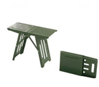 Folding metal stool for camping and outdoor use