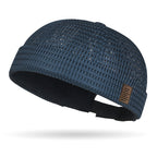Breathable mesh cap with adjustable strap