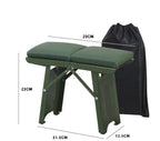 Klapphocker Outdoor faltbar mit Kissen