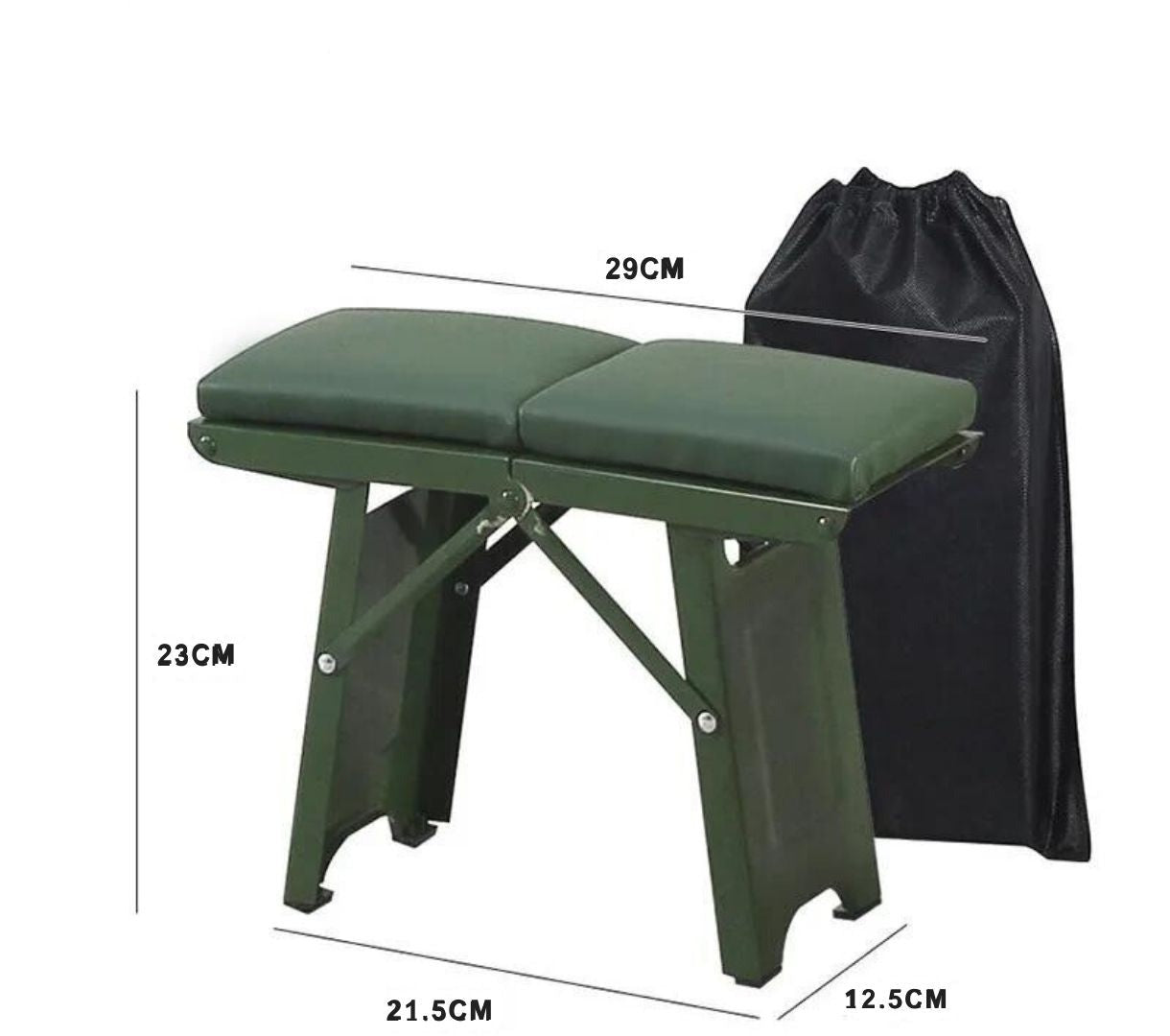 Klapphocker Outdoor faltbar mit Kissen