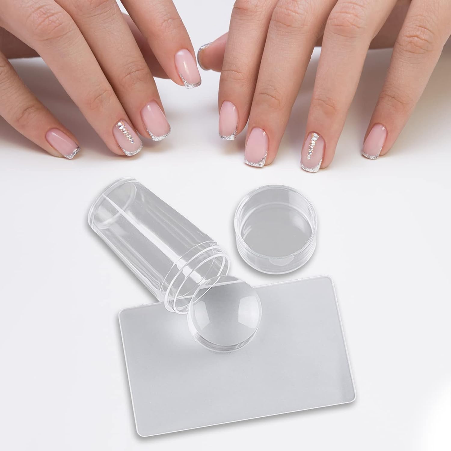 French Manicure Stempel Set – Perfekte French Tips in Sekunden (2er-set)
