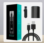 Electric Nose and Ear Hair Trimmer with LED Display