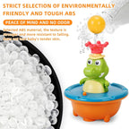 Crocodile Bath Toy with LED Light and Water Fountain