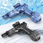Wasserpistole mit LED-Beleuchtung und Schalldämpfer