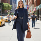 3-piece lounge set for women with cardigan, top, and pants
