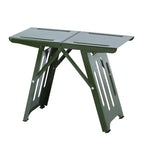 Folding metal stool for camping and outdoor use