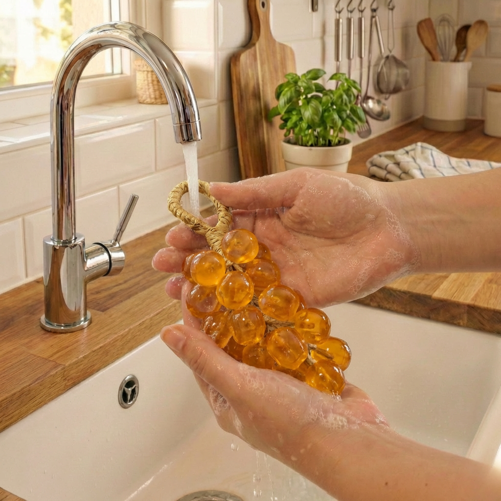 Handmade Grape Soap with Plant Oils – Decorative Hand Soap