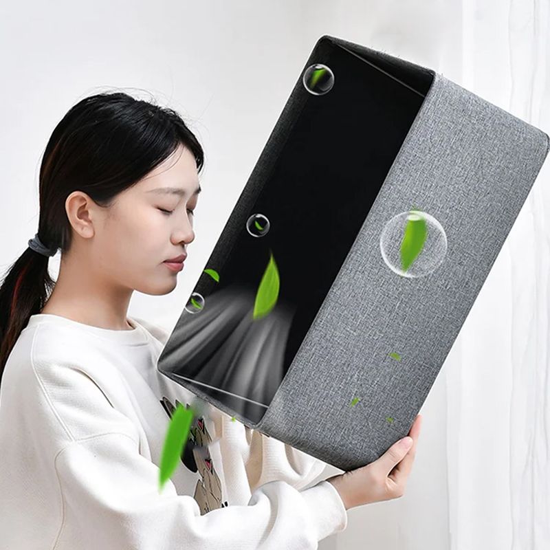 Foldable Fabric Storage Box with Handles