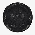 Breathable mesh cap with adjustable strap