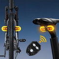 Fahrrad-Rücklicht mit Fernbedienung und Blinker