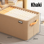 Foldable Fabric Storage Box with Handles