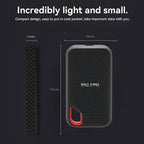 Portables Externes SSD-Laufwerk mit USB-Typ-C