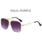 Retro Oversized Sunglasses with UV400 Protection