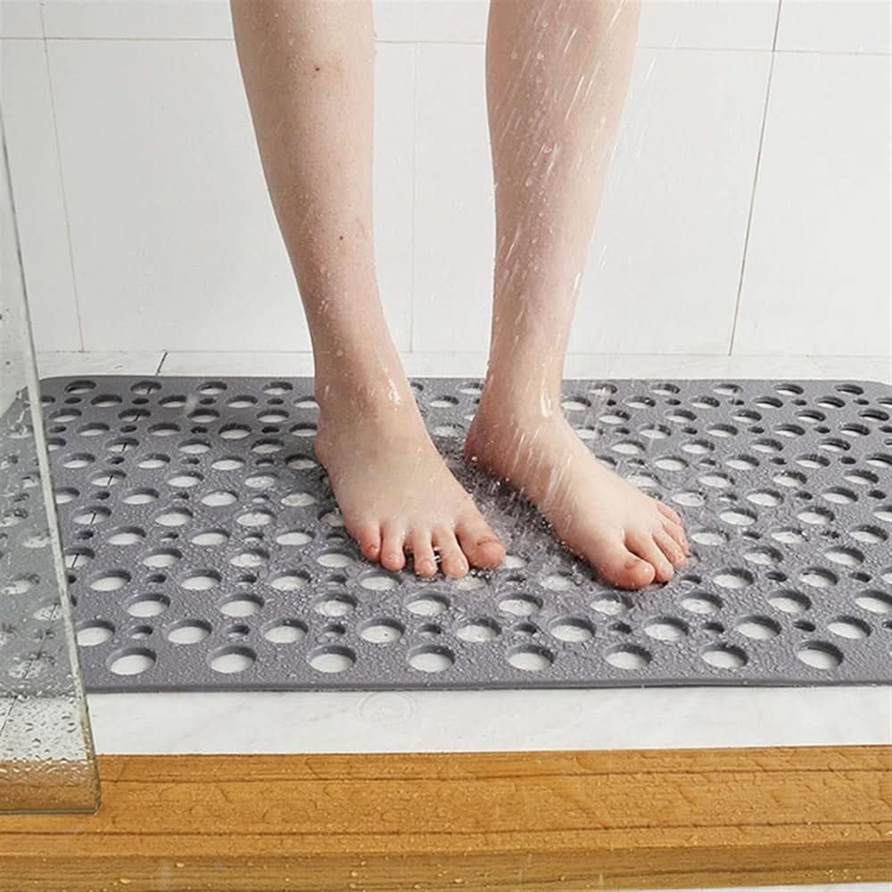 Duschmatte mit Ablauflöchern – rutschfest und hygienisch