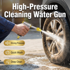High-pressure cleaner gun with adjustable spray head