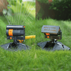 Oscillating lawn sprinkler with timer for garden irrigation