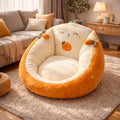 Sitzsack Plüsch mit Tiermotiv – weicher Bodensessel
