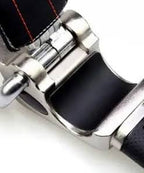 Steering wheel lock with triple locking mechanism
