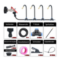 Irrigation system spray mist 360° adjustable