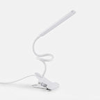 LED Clip-On Lamp with Gooseneck – Dimmable in 3 Light Colors