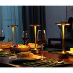 Kabellose LED-Tischlampe mit Touch-Dimmer – Aluminium, IP44