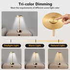 Kabellose LED-Tischlampe mit Touch-Dimmer – Aluminium, IP44