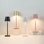 Wireless LED Table Lamp with Touch Dimmer – Cable-Free, Pure Atmosphere