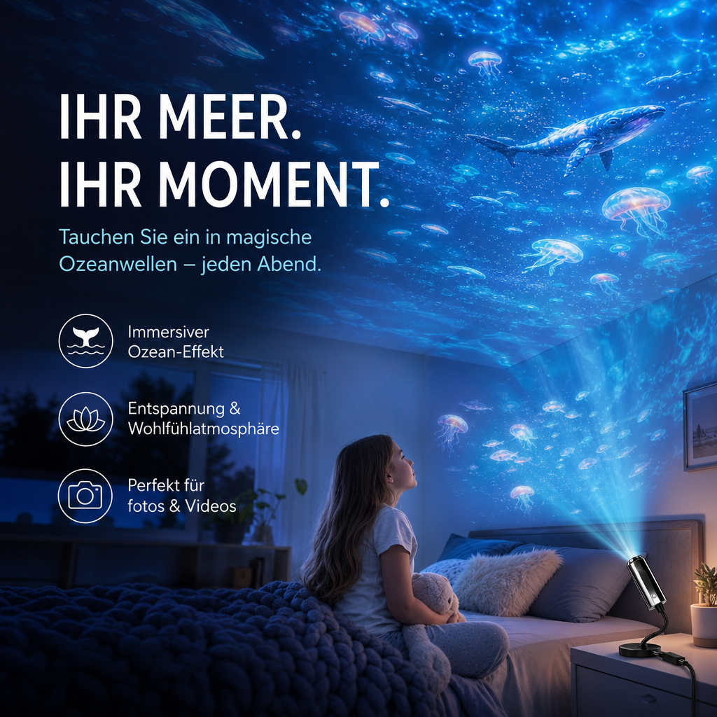LED star projector with 10 projection inserts