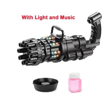 Bubble machine with various modes and colors
