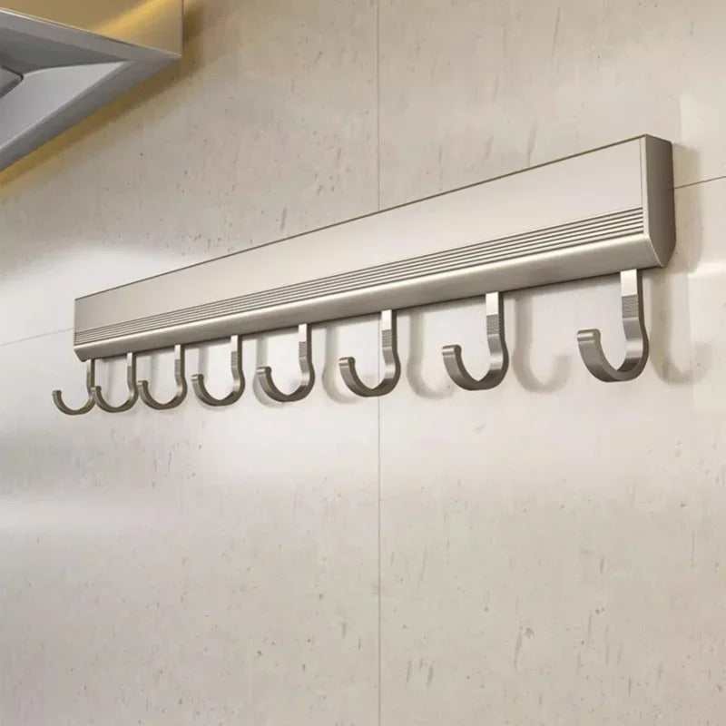 Hakenleiste Aluminium Klebemontage bohrfrei