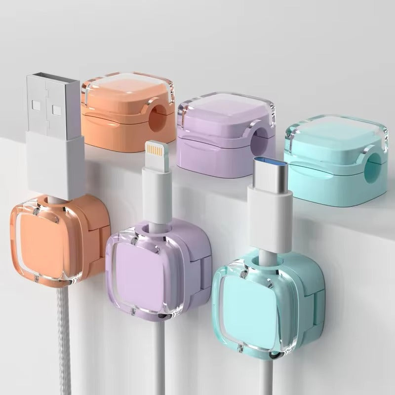 Magnetische KabelclipsOrdnung für Schreibtisch und Zuhause