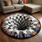 3D Vortex Teppich Halloween Motiv