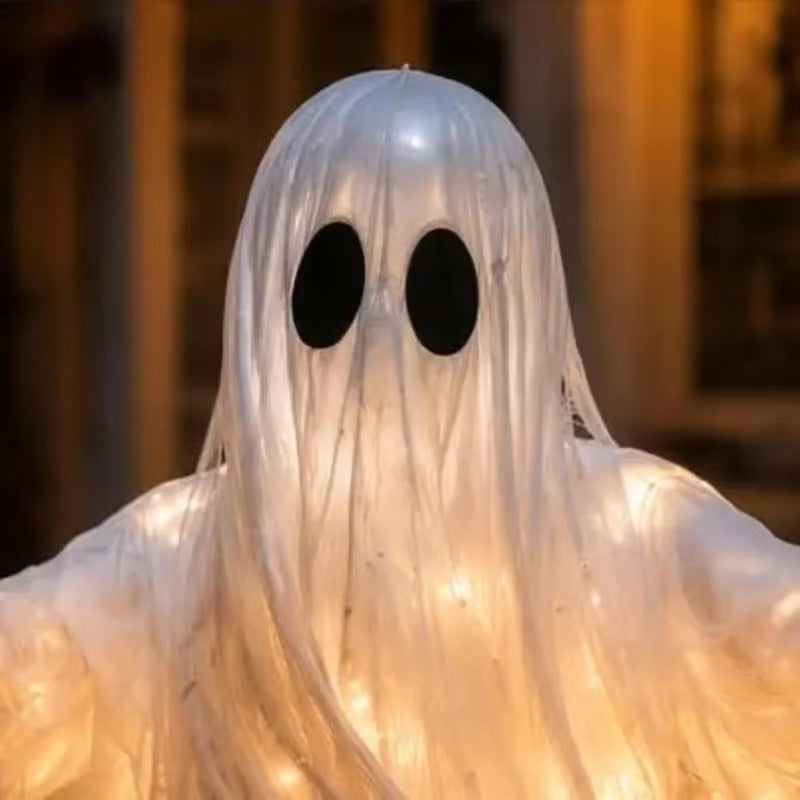 Geist-Deko Kürbis leuchtend – 130 cm