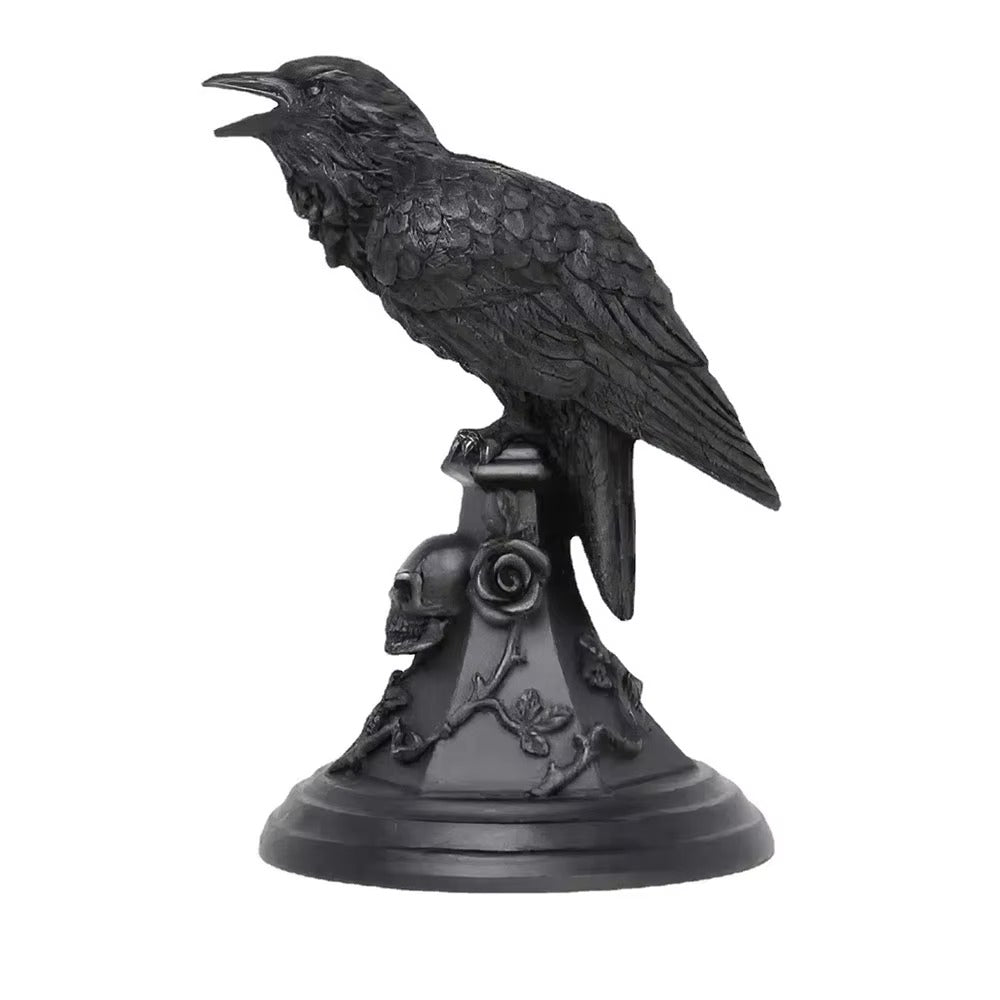 Kerzenhalter Gotik-Stil aus Kunstharz mit Tiermotiv