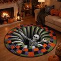 3D Vortex Teppich Halloween Motiv